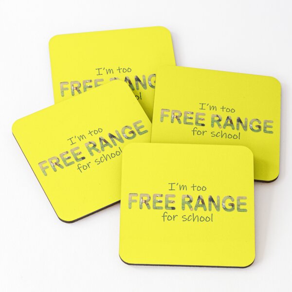 Item preview, Too Free Range for School designed and sold by MixdWerdz.