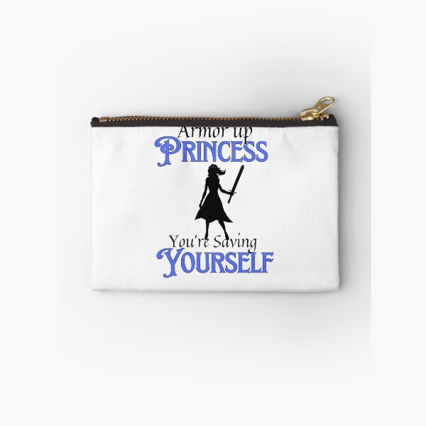Item preview, Armor Up Princess, You're Saving Yourself (Figure Blue) designed and sold by AvrgJane.