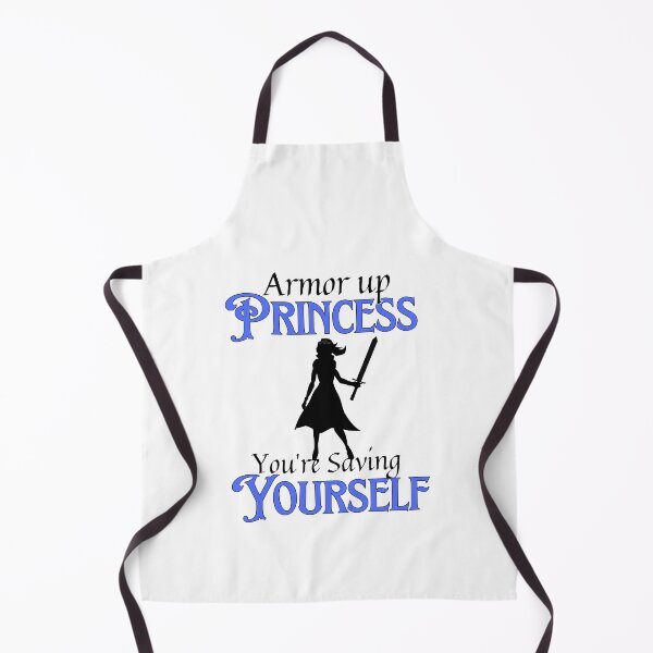 Item preview, Armor Up Princess, You're Saving Yourself (Figure Blue) designed and sold by AvrgJane.