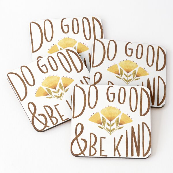 Item preview, Be Kind & Do Good Typography designed and sold by Gabba Delgado.