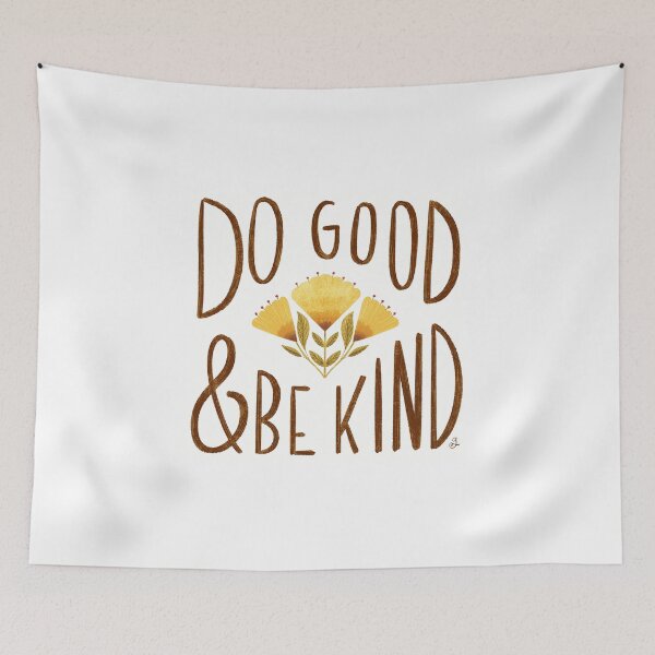 Item preview, Be Kind & Do Good Typography designed and sold by Gabba Delgado.