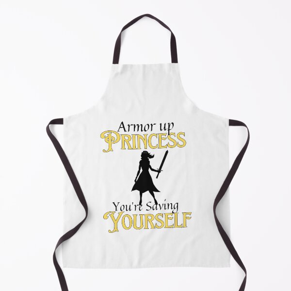 Item preview, Armor Up Princess, You're Saving Yourself (Figure Yellow) designed and sold by AvrgJane.