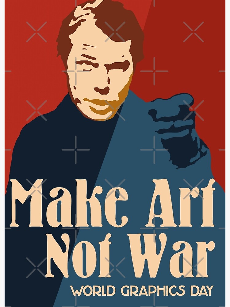 make art not war Gift for Artist Sticker for Water Bottle or Laptop, artsy  sticker, art teacher stickers, WATERPROOF vinyl sticker with art Poster  for Sale by NeveenQueen