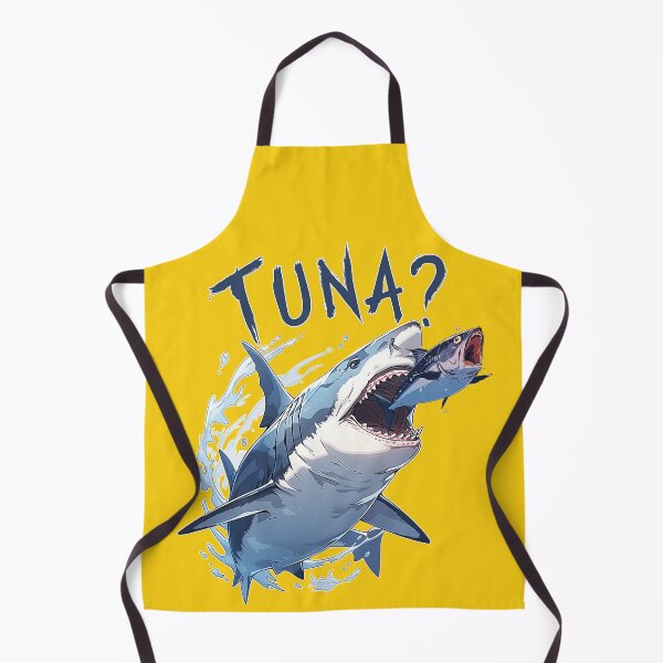 Item preview, Funny Great White Shark Tuna Time designed and sold by tracydixon.