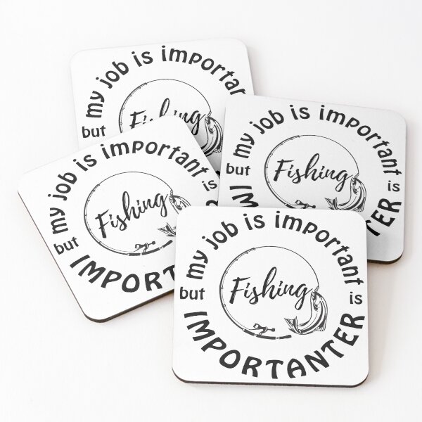 Item preview, Job is important but Fishing is importanter designed and sold by Designovas.