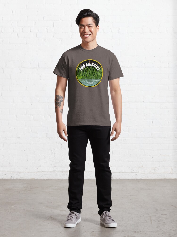 Thumbnail 3 of 7, Classic T-Shirt, Oro Moraine Circle Design designed and sold by Couchiching Conservancy.