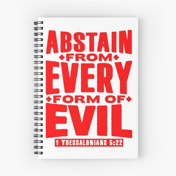 Item preview, 1 Thessalonians 5:22 Abstain From Every Form Of Evil designed and sold by plushism.