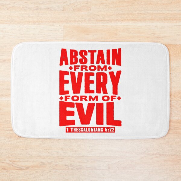 Item preview, 1 Thessalonians 5:22 Abstain From Every Form Of Evil designed and sold by plushism.