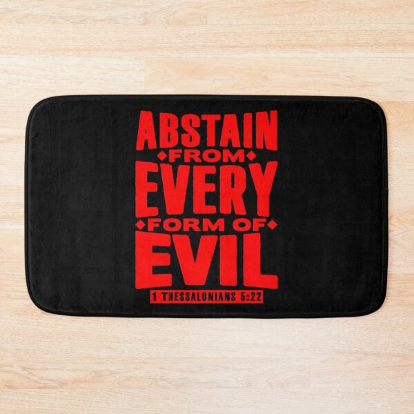 Item preview, 1 Thessalonians 5:22 Abstain From Every Form Of Evil designed and sold by plushism.