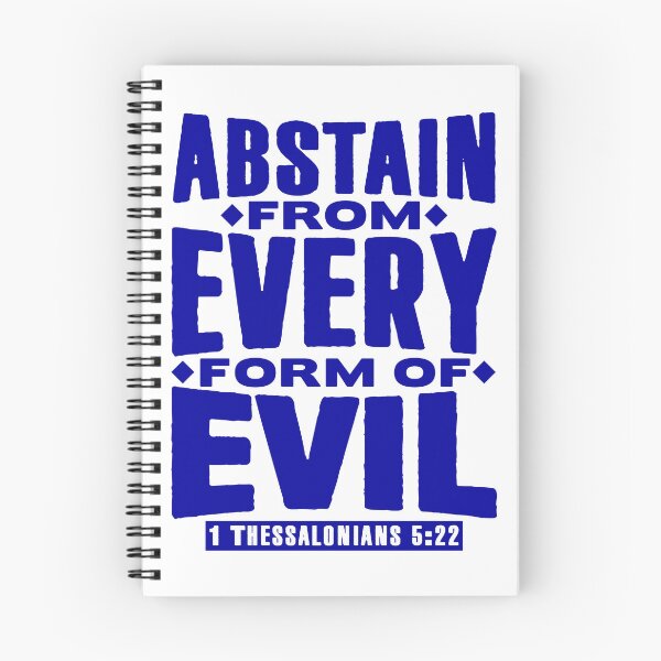 Item preview, 1 Thessalonians 5:22 Abstain From Every Form Of Evil designed and sold by plushism.