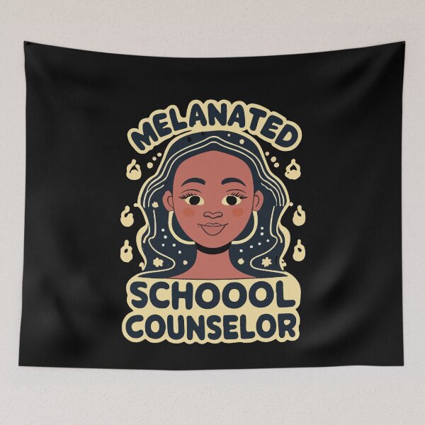 Artikelvorschau, Melanated School Counselor African American Heritage Teacher Gift entworfen und verkauft von TMelonShop.