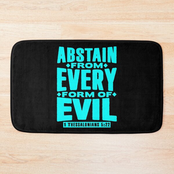 Item preview,  1 Thessalonians 5:22 Abstain From Every Form Of Evil designed and sold by plushism.