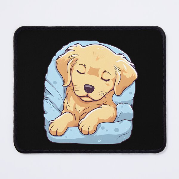 Item preview, Peaceful Golden Retriever Slumber designed and sold by Mechanical-Artt.