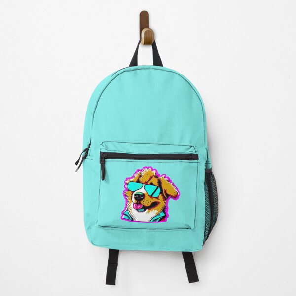 Item preview, "Colorful Dog Sticker - Loyalty and Joy" designed and sold by shineslush.