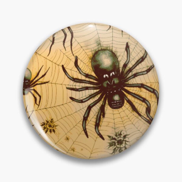 Item preview,  spooky vintage halloween pattern - spider pattern designed and sold by TEEJAMBOREE.