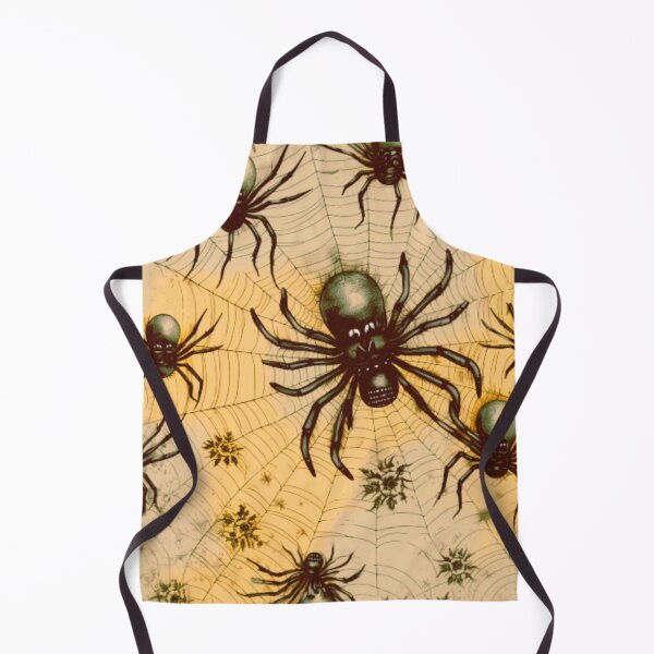 Item preview, spooky vintage halloween pattern - spider pattern designed and sold by TEEJAMBOREE.