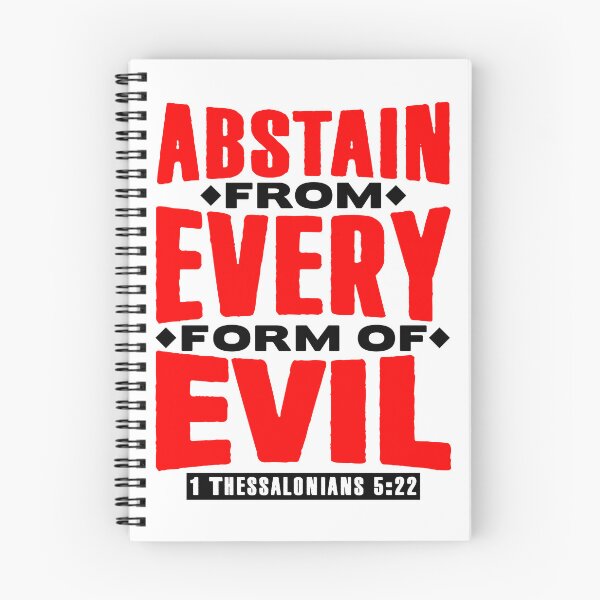 Item preview, 1 Thessalonians 5:22 Abstain From Every Form Of Evil designed and sold by plushism.