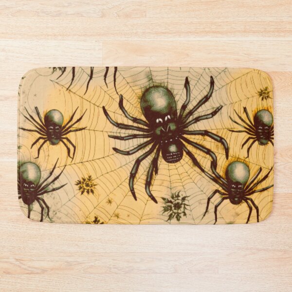 Item preview,  spooky vintage halloween pattern - spider pattern designed and sold by TEEJAMBOREE.