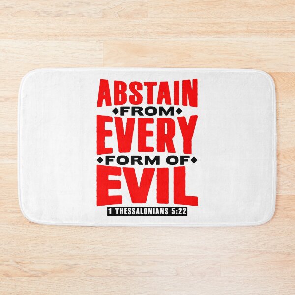 Item preview, 1 Thessalonians 5:22 Abstain From Every Form Of Evil designed and sold by plushism.