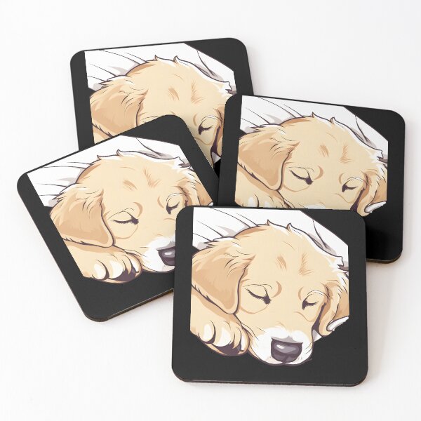 Item preview, Golden Retriever Pup Snooze designed and sold by Mechanical-Artt.