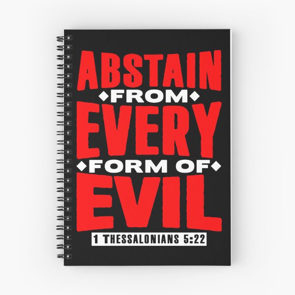 Item preview, 1 Thessalonians 5:22 Abstain From Every Form Of Evil designed and sold by plushism.
