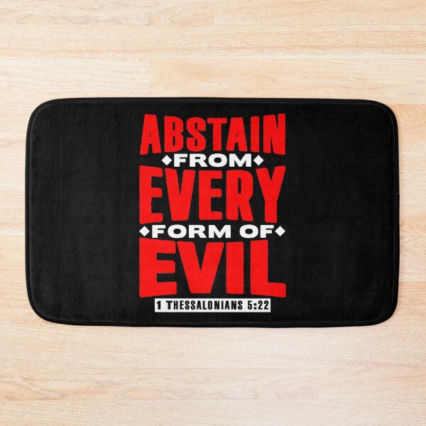 Item preview, 1 Thessalonians 5:22 Abstain From Every Form Of Evil designed and sold by plushism.