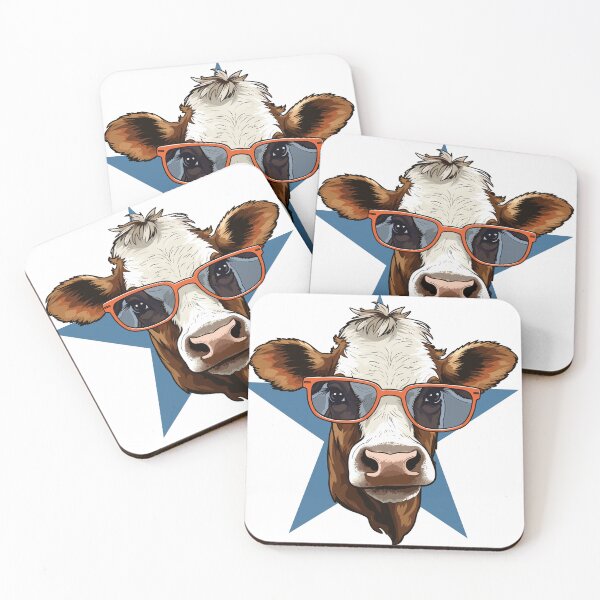 Item preview, good looking cow wearing glass looking cool tshirt and more  designed and sold by Nexus Prints.