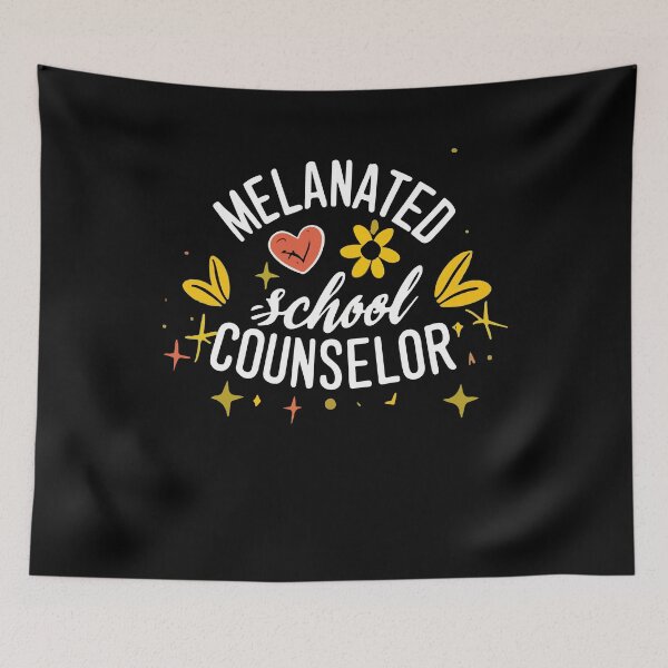 Item preview, Melanated School Counselor Black History African American Gift designed and sold by TMelonShop.