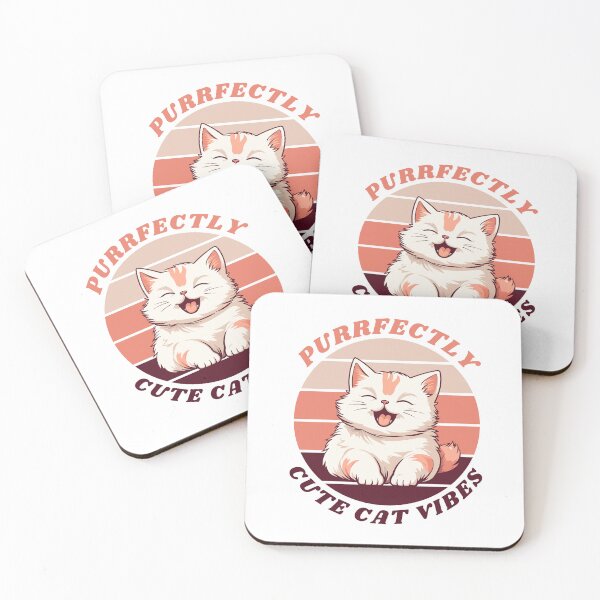 Item preview, Purrfectly Cute Cat Vibes. designed and sold by Haute-Modiste.