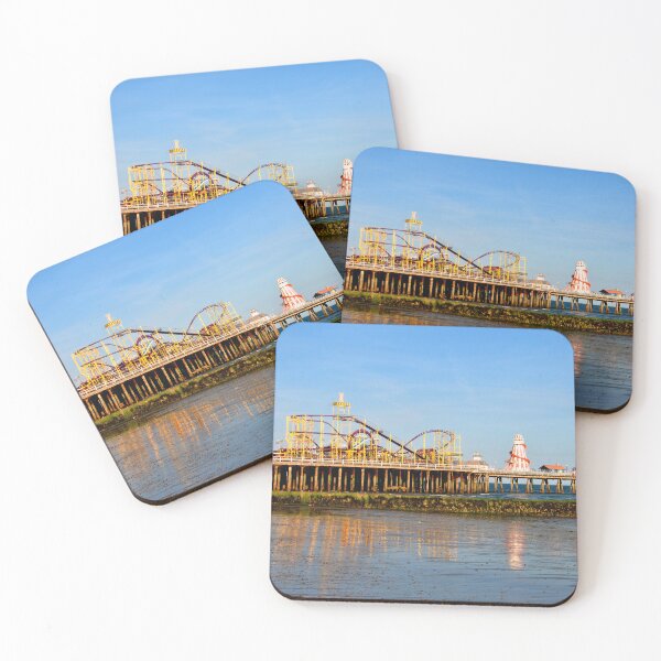 Item preview, Clacton On Sea Pier And Beach Essex UK designed and sold by AndyEvansPhotos.