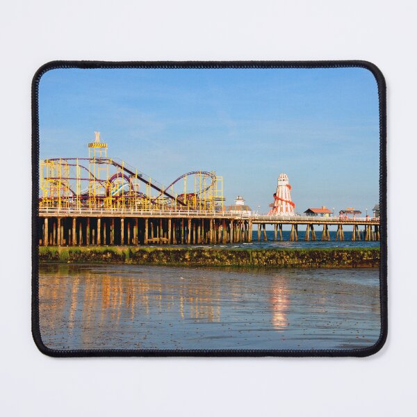 Item preview, Clacton On Sea Pier And Beach Essex UK designed and sold by AndyEvansPhotos.