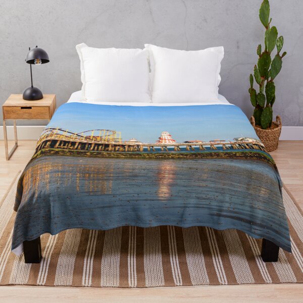 Item preview, Clacton On Sea Pier And Beach Essex UK designed and sold by AndyEvansPhotos.