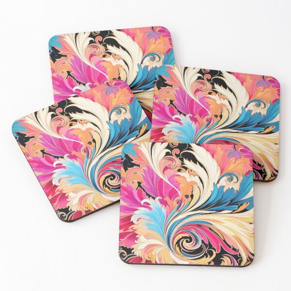 Item preview, Wild retro hippy pattern designed and sold by EmilyDayDreams.