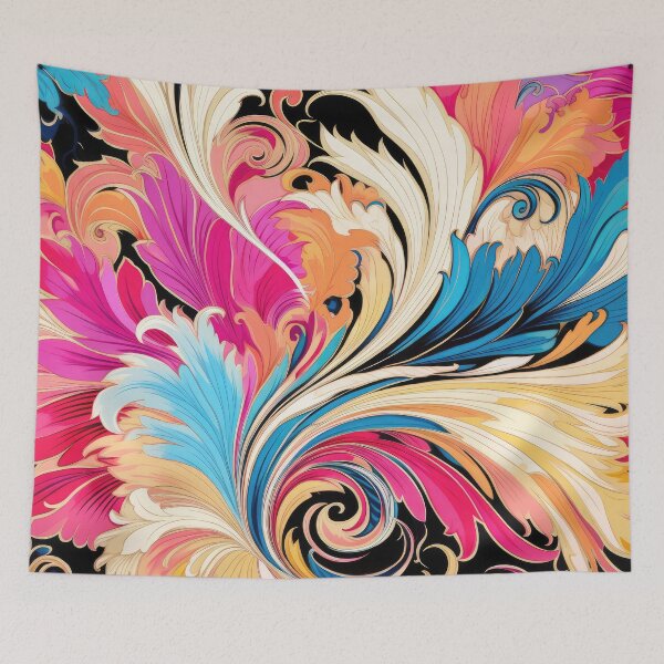 Item preview, Wild retro hippy pattern designed and sold by EmilyDayDreams.