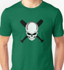 Baseball Jolly Roger Unisex T-Shirt