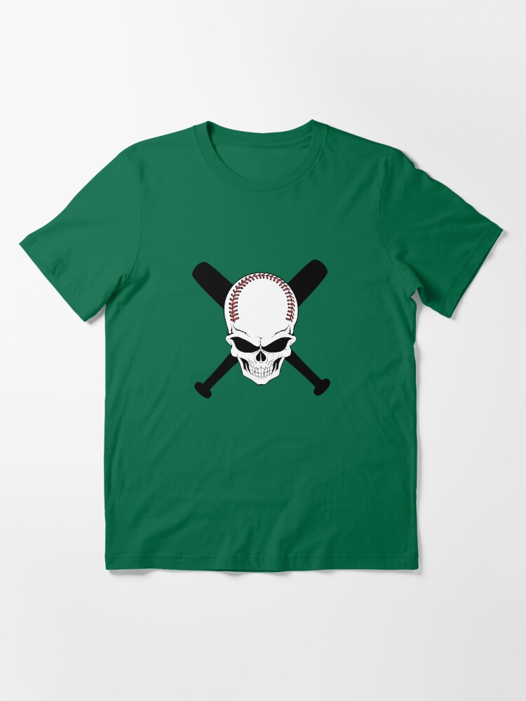 Alternate view of Baseball Jolly Roger Essential T-Shirt