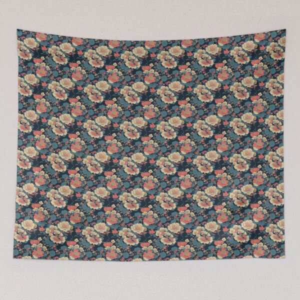 Item preview, Oriental flowers 83 designed and sold by DoodleLandShop.