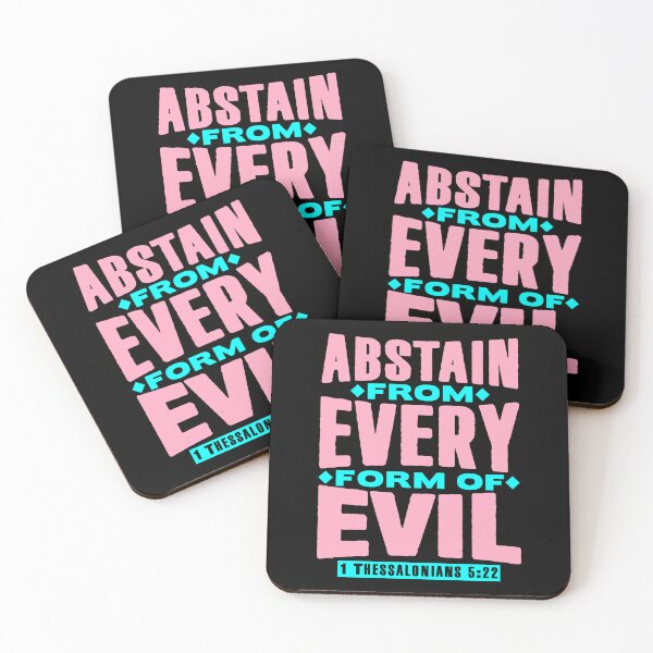 Item preview, 1 Thessalonians 5:22 Abstain From Every Form Of Evil designed and sold by plushism.