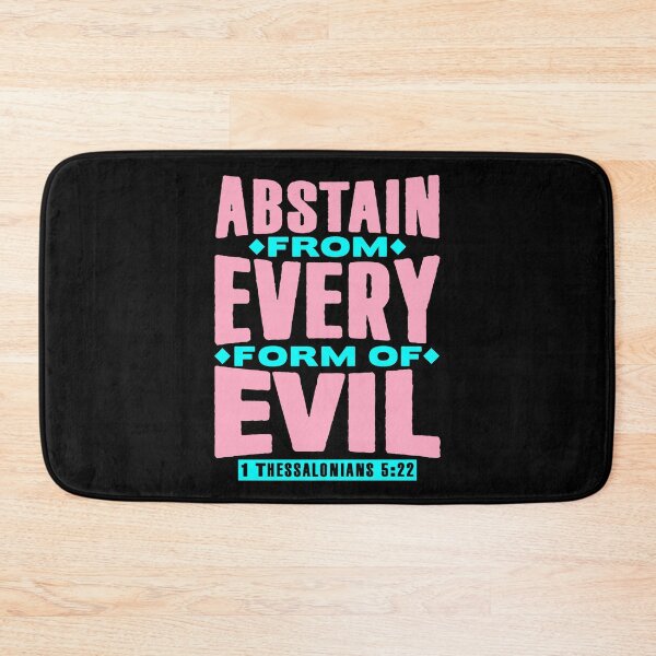 Item preview, 1 Thessalonians 5:22 Abstain From Every Form Of Evil designed and sold by plushism.