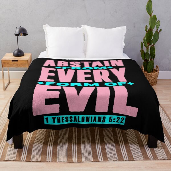Item preview, 1 Thessalonians 5:22 Abstain From Every Form Of Evil designed and sold by plushism.