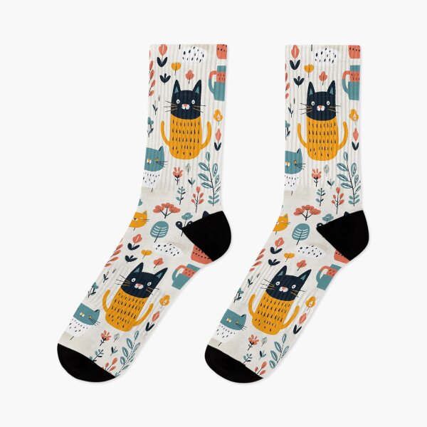 Item preview, Adorable Kitty in Floral Bliss ? designed and sold by EffatDezign.