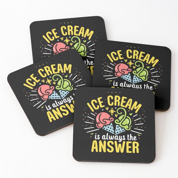 Item preview, Ice Cream Is Always The Answer Tasty Frozen Delicacies Kids Gift designed and sold by TMelonShop.