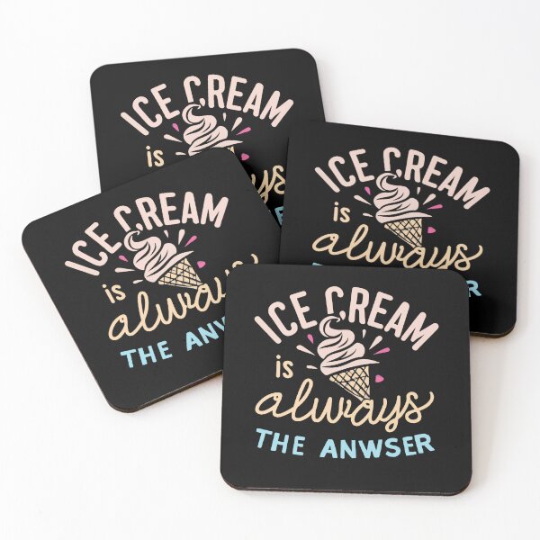 Item preview, Ice Cream Is Always The Answer Yummy Frozen Ice Cream Kids Gift designed and sold by TMelonShop.