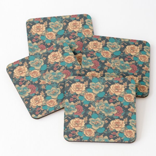 Item preview, Oriental flowers 84 designed and sold by DoodleLandShop.