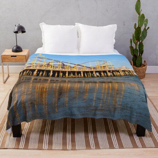 Item preview, Clacton On Sea Pier And Beach Essex UK designed and sold by AndyEvansPhotos.