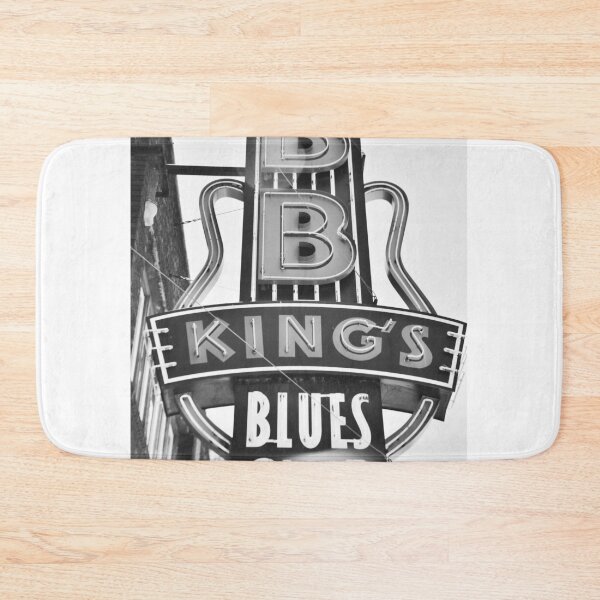 Item preview, BB Kings Blues Club Black And White designed and sold by LisaWootenPhoto.