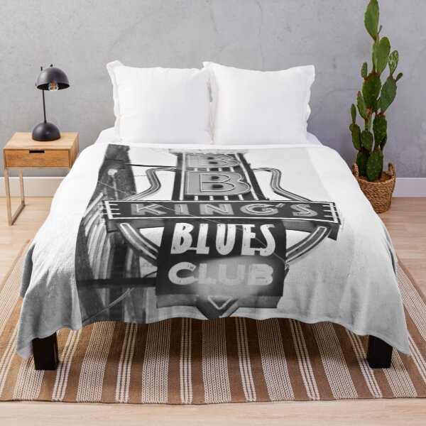 Item preview, BB Kings Blues Club Black And White designed and sold by LisaWootenPhoto.