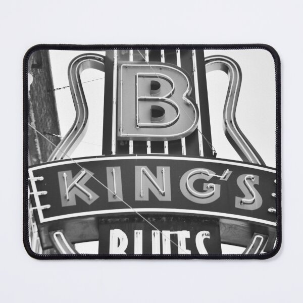 Item preview, BB Kings Blues Club Black And White designed and sold by LisaWootenPhoto.