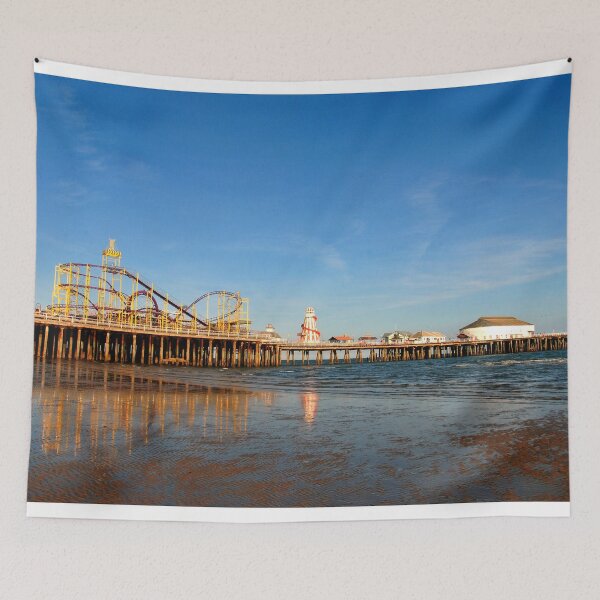 Item preview, Clacton On Sea Pier And Beach Essex UK designed and sold by AndyEvansPhotos.
