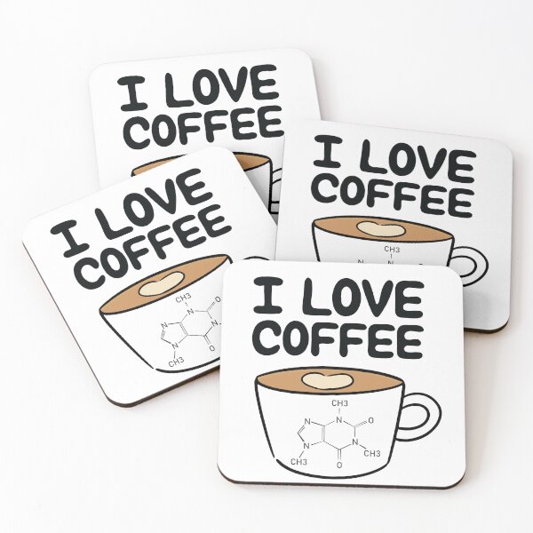 Item preview, Trimethylxanthine - I love Coffee for Caffeine lovers designed and sold by ElLocoMus.